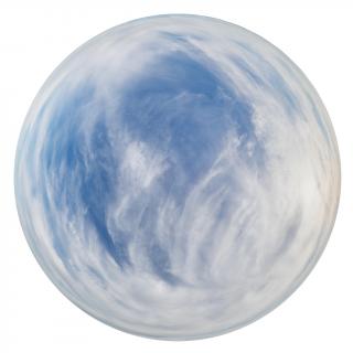 HDRi Skydome of Blue Clouded Sky 12K